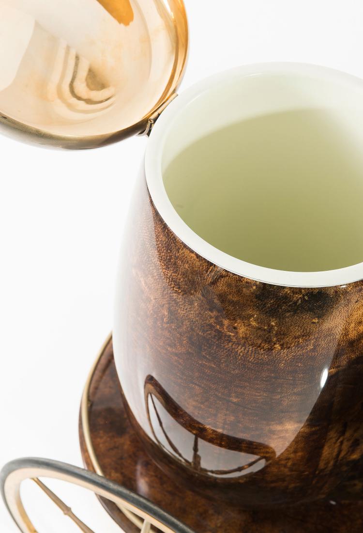 Bild 4 zu Objekt, Serving cart with wine cooler, c1955, Aldo Tura, Tura, Mailand, 122A 85