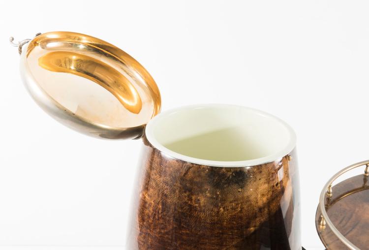 Bild 5 zu Objekt, Serving cart with wine cooler, c1955, Aldo Tura, Tura, Mailand, 122A 85