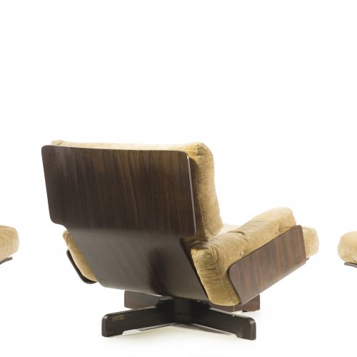 Three '401' lounge chairs, 1964