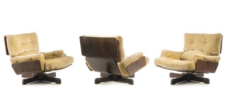Hauptbild zu Objekt, Drei Sessel '401', 1964, Cinova, Lissone, 122A 180