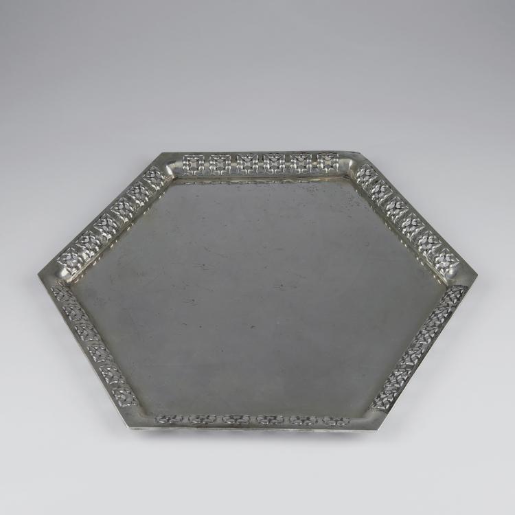 Hauptbild zu Objekt, Tray, c1909, Josef Hoffmann, Wiener Werkst&auml;tte, 124A 7