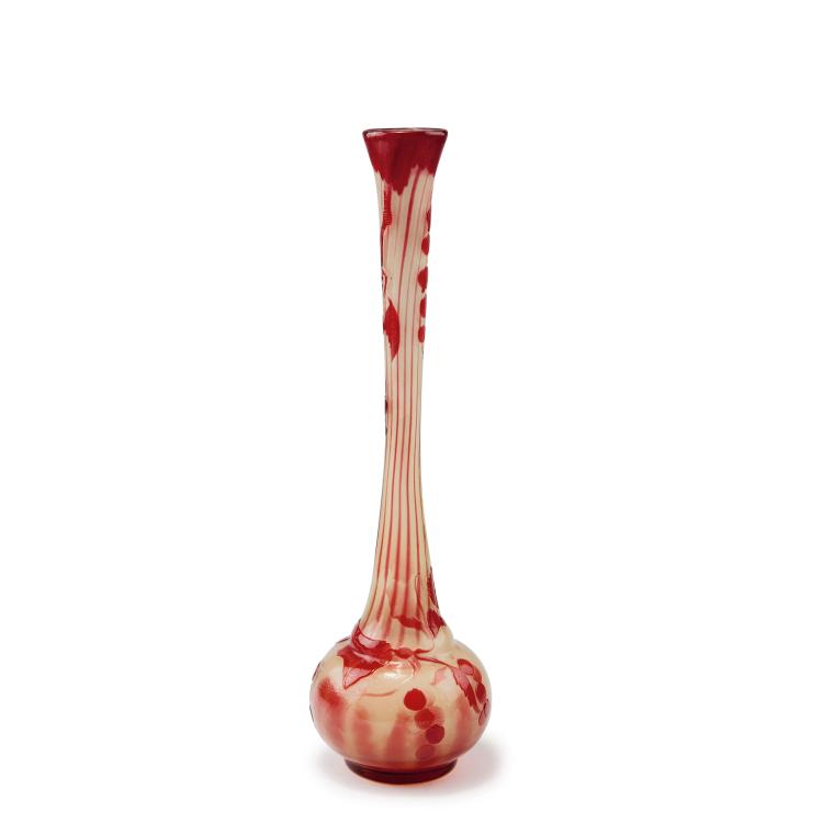 Hauptbild zu Objekt, 'Groseilles rouges' vase, c1900, Gall&eacute;, Emile, Nancy, 123 293