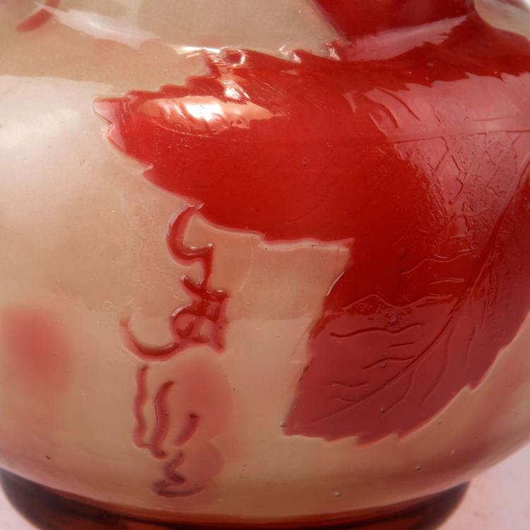 Bild 2 zu Objekt, 'Groseilles rouges' vase, c1900, Gall&eacute;, Emile, Nancy, 123 293