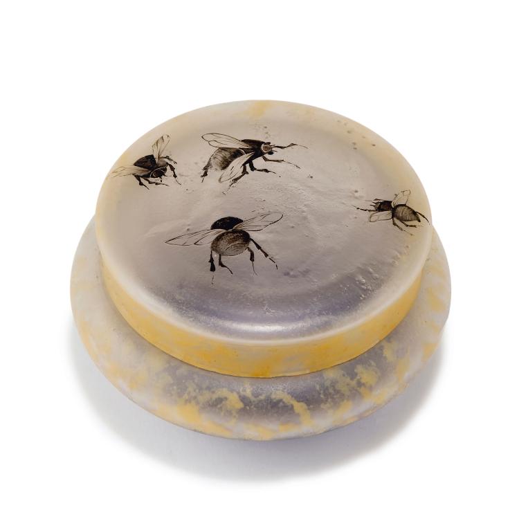 Hauptbild zu Objekt, 'Gu&egrave;pes' box and cover, 1920s, Muller Fr&egrave;res, Lun&eacute;ville, 123 405