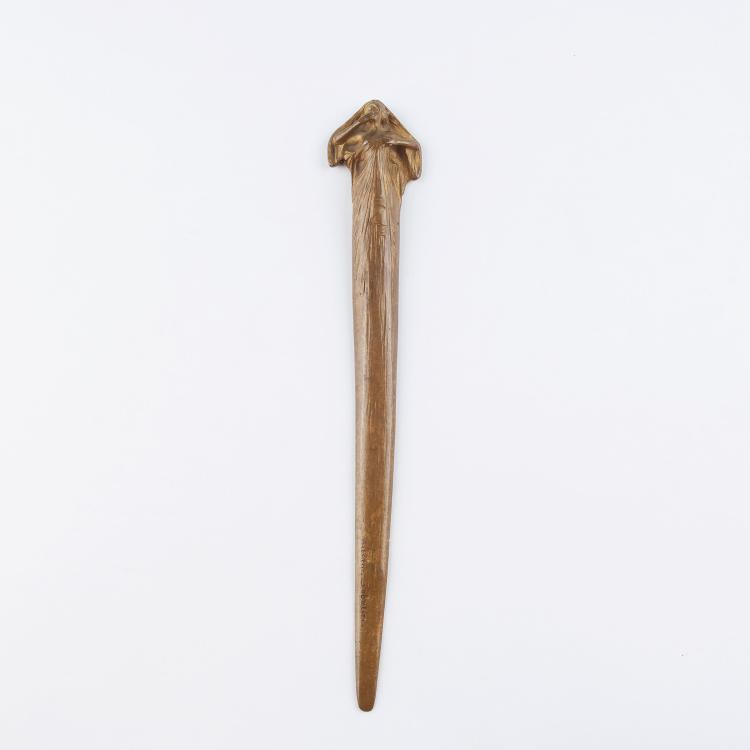 Hauptbild zu Objekt, 'Girl' letter opener, c1900, Sabatier, Victorin, 123 819