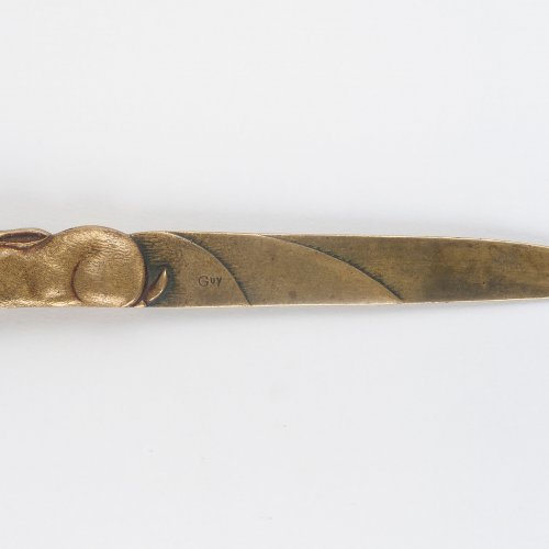 'Rabbit' letter opener, c1910