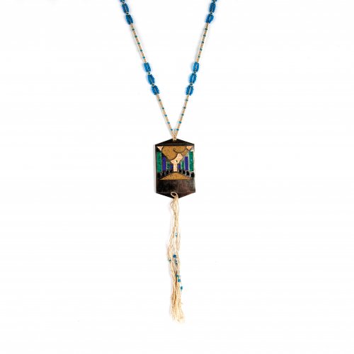 Pendant and chain, 1915-20