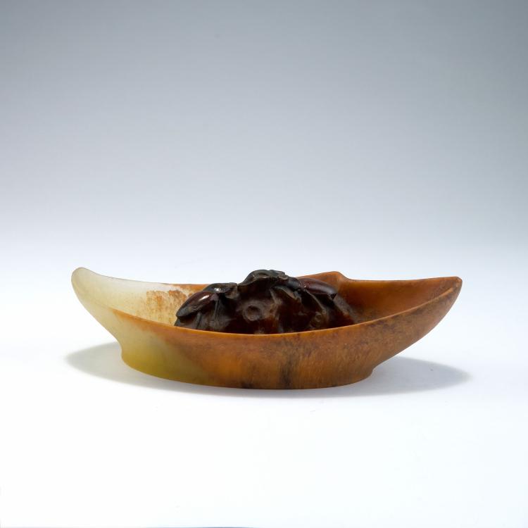 Bild 1 zu Objekt, Important 'Lucanes, cerf-volant' bowl, 1920s, Henri Berg&eacute;, Walter, Amalric, Nancy, 123 448