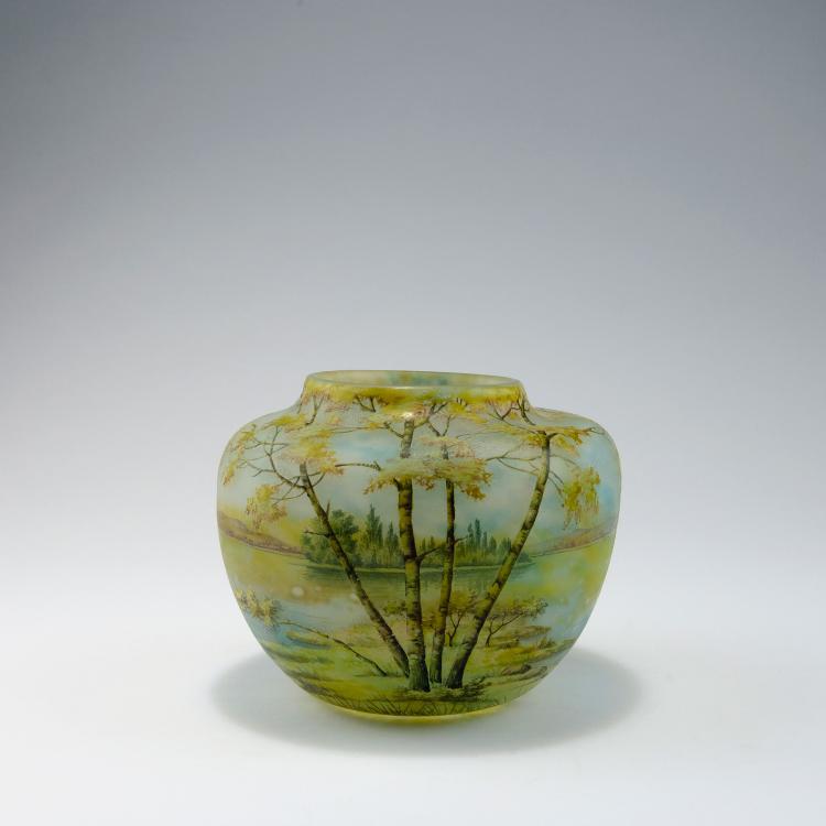Hauptbild zu Objekt, 'Messidor' vase, 1908, Daum Fr&egrave;res, Nancy, 123 211