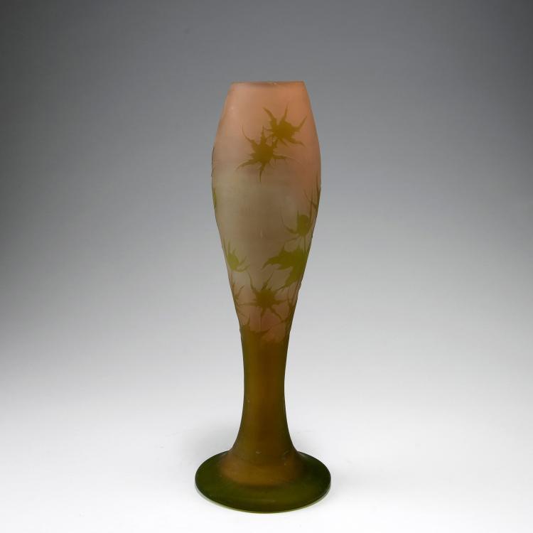 Bild 1 zu Objekt, 'Chardons' vase, 1902-03, Gall&eacute;, Emile, Nancy, 123 294