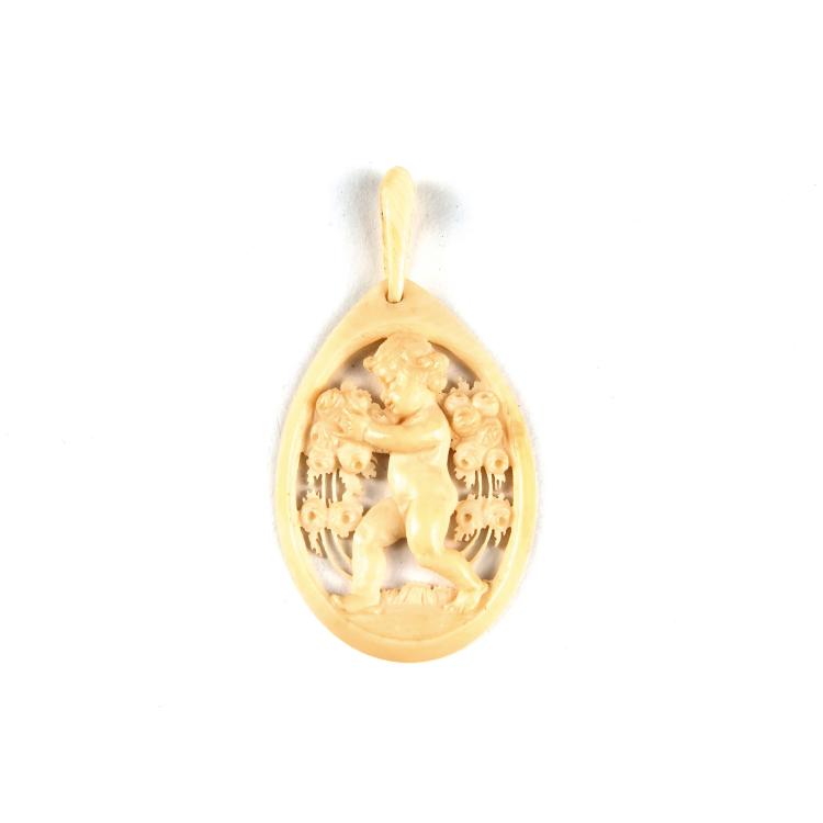 Hauptbild zu Objekt, 'Putto' pendant, c1905, Wien, 123 786