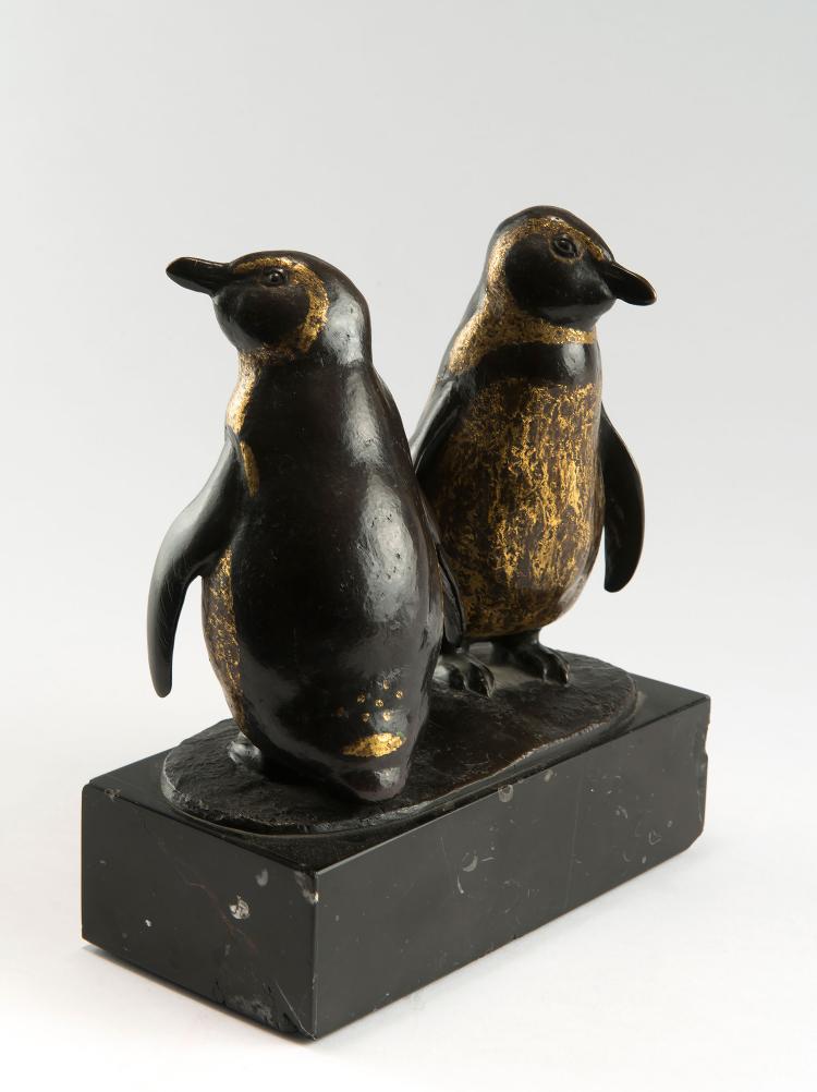 Bild 2 zu Objekt, 'Zwei Pinguine', um 1911 (Entwurf), August Gaul, 124B 8