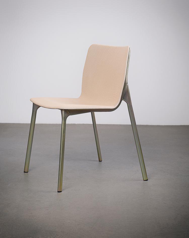 Hauptbild zu Objekt, Prototyp Stuhl 'SF CH GL 000' der ersten Post-Produktions-Serie,  2012/13, Stefan Diez, Stefan Diez Office, M&uuml;nchen; Schellmann Furniture, M&uuml;nchen, 122C 228