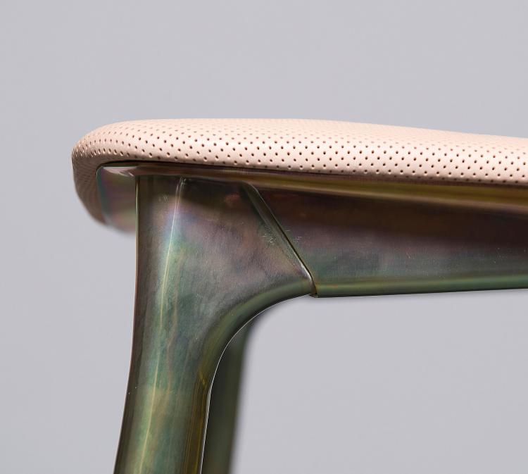 Bild 7 zu Objekt, Prototyp Stuhl 'SF CH GL 000' der ersten Post-Produktions-Serie,  2012/13, Stefan Diez, Stefan Diez Office, M&uuml;nchen; Schellmann Furniture, M&uuml;nchen, 122C 228