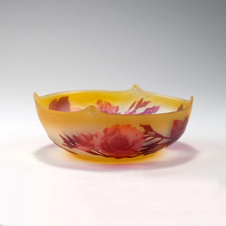 Bild 1 zu Objekt, 'Roses' bowl, 1906-14, Gall&eacute;, Emile, Nancy, 123 318