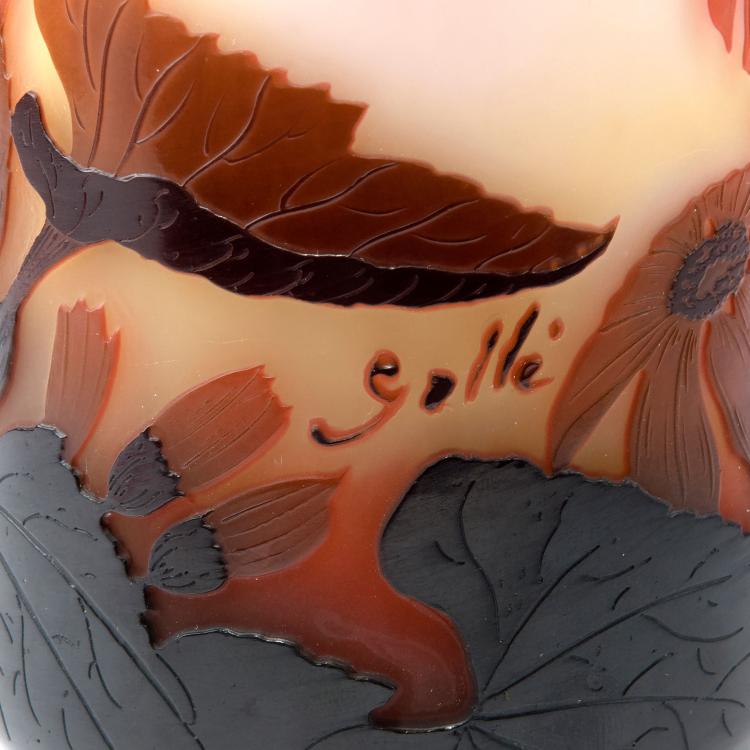 Bild 2 zu Objekt, 'Cin&eacute;raires roses' vase, 1906-14, Gall&eacute;, Emile, Nancy, 123 319