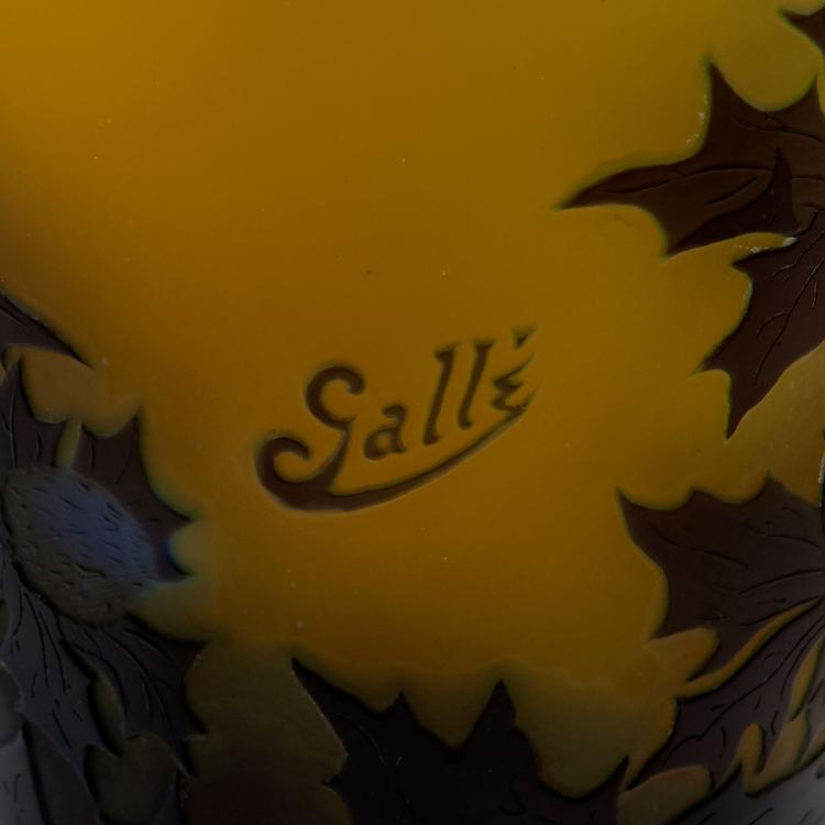 Bild 2 zu Objekt, 'Chardons' vase, 1906-14, Gall&eacute;, Emile, Nancy, 123 320