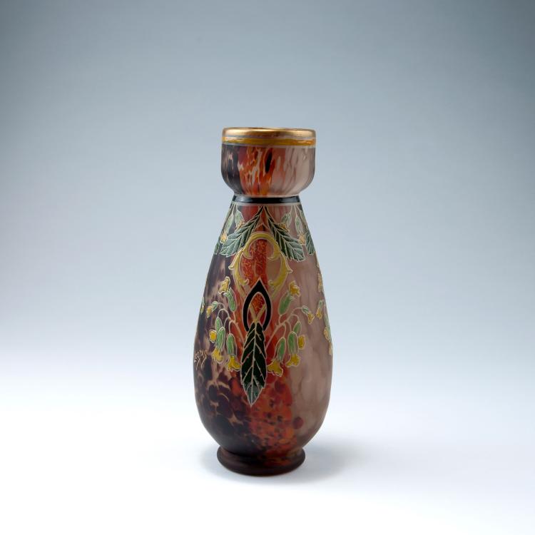 Bild 1 zu Objekt, 'Primev&egrave;res' vase, c1910, Legras & Cie., Saint-Denis, 123 391