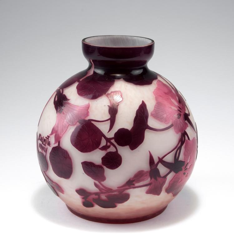 Bild 1 zu Objekt, 'Capucines' vase, c1920, Delatte, Andr&eacute;, Nancy, 123 277
