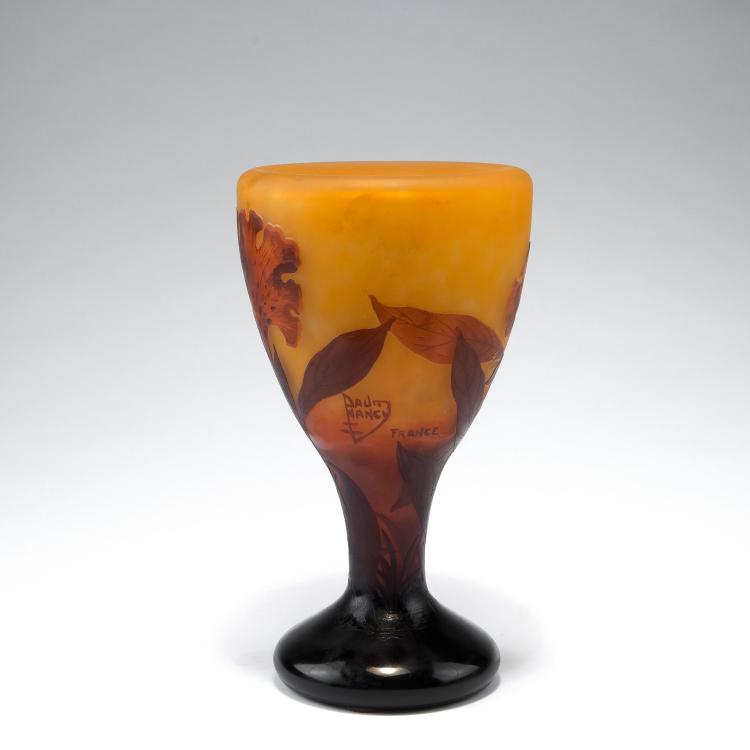 Bild 1 zu Objekt, 'Cr&ecirc;tes de coq' vase, c1913, Daum Fr&egrave;res, Nancy, 123 257