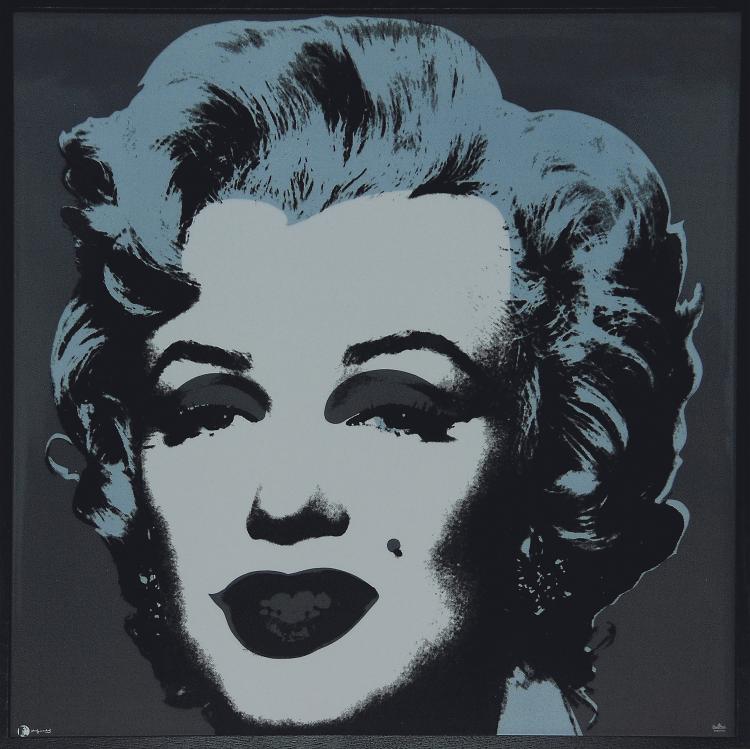 Hauptbild zu Objekt, 'Marilyn Monroe' wall plate, 2004, Andy Warhol, Rosenthal, Selb, 124B 172