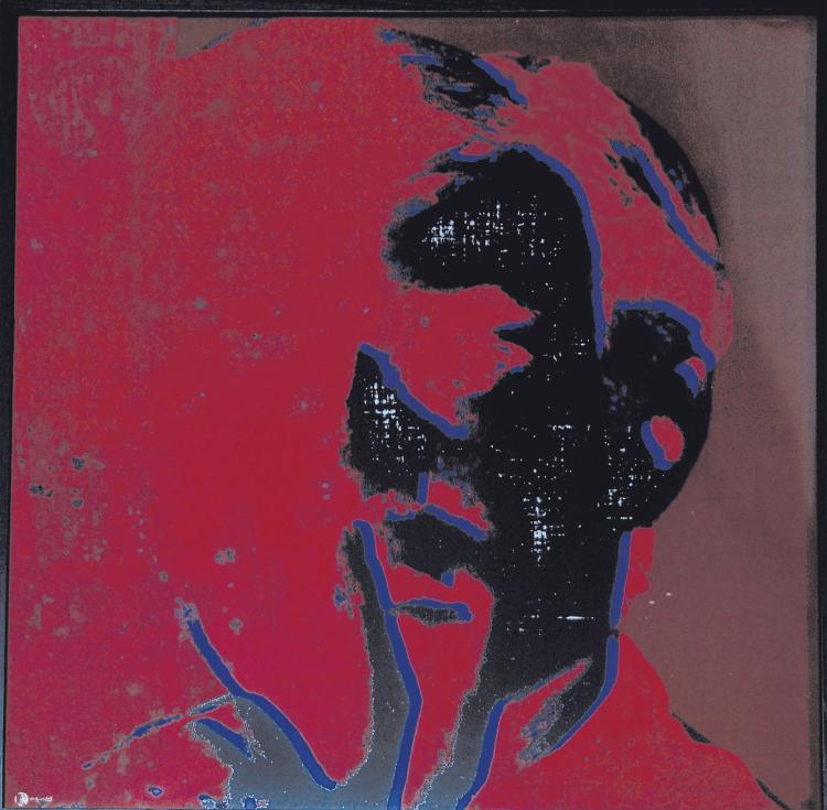 Hauptbild zu Objekt, 'Wandbild Andy Warhol rot', 2003, Andy Warhol, Rosenthal, Selb, 124B 175