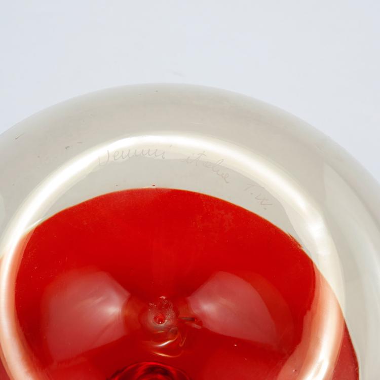 Bild 2 zu Objekt, 'Bolla' vase, 1966-68, Tapio Wirkkala, Venini & C., Murano, 122B 88