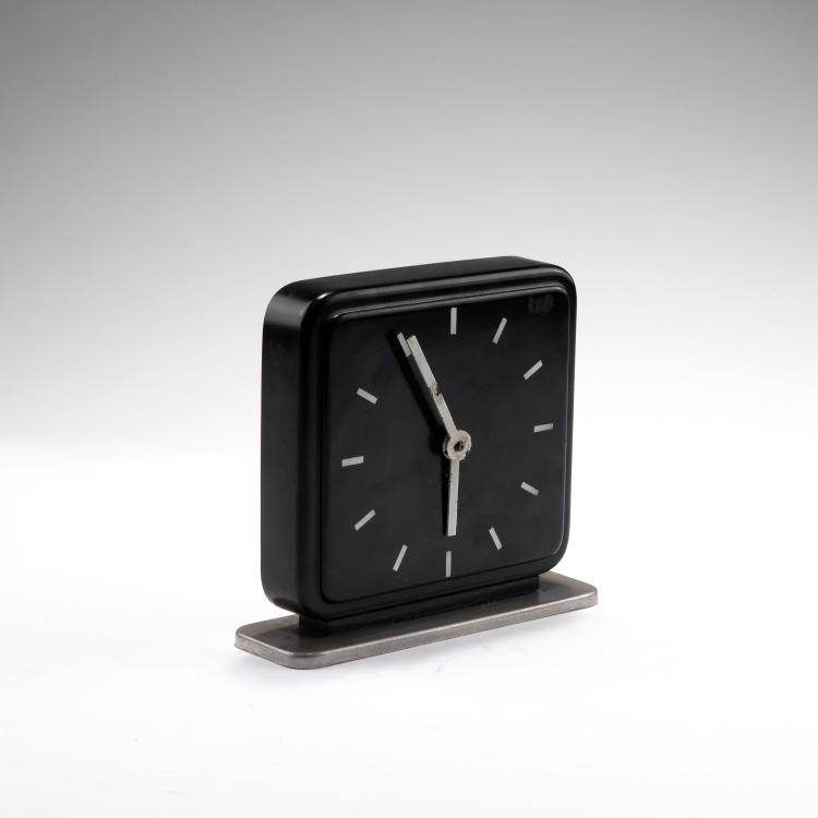 Bild 1 zu Objekt, Table clock, 1929-32, Marianne Brandt, Ruppelwerk, Gotha, 122C 17