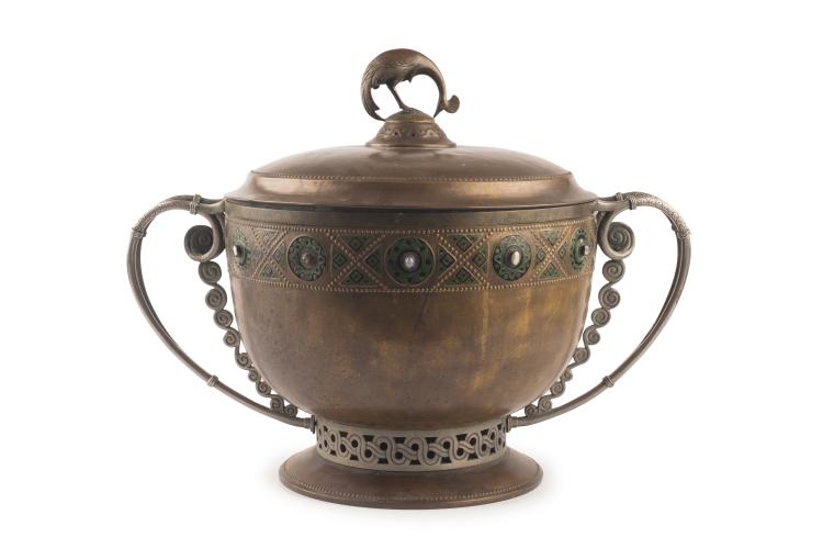 Hauptbild zu Objekt, Punch bowl, c1907, Ludwig Vierthaler, Ehrenb&ouml;ck & Vierthaler, M&uuml;nchen, 123 798