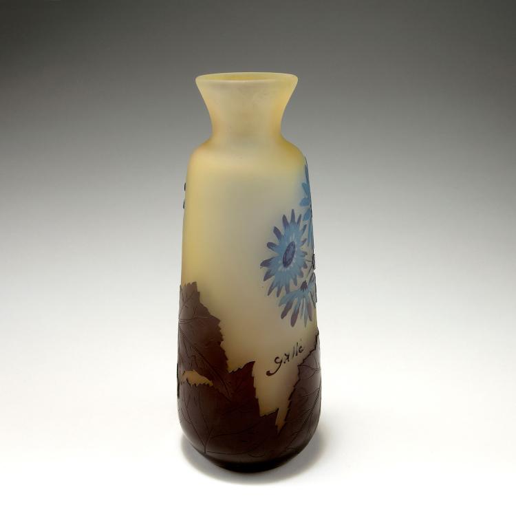 Bild 1 zu Objekt, 'Marguerite' vase, 1920s, Gall&eacute;, Emile, Nancy, 123 347