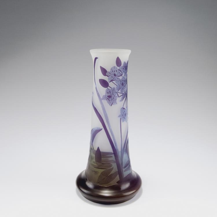 Hauptbild zu Objekt, 'N&eacute;nuphars et sagittaire' vase, 1906-14, Gall&eacute;, Emile, Nancy, 123 323