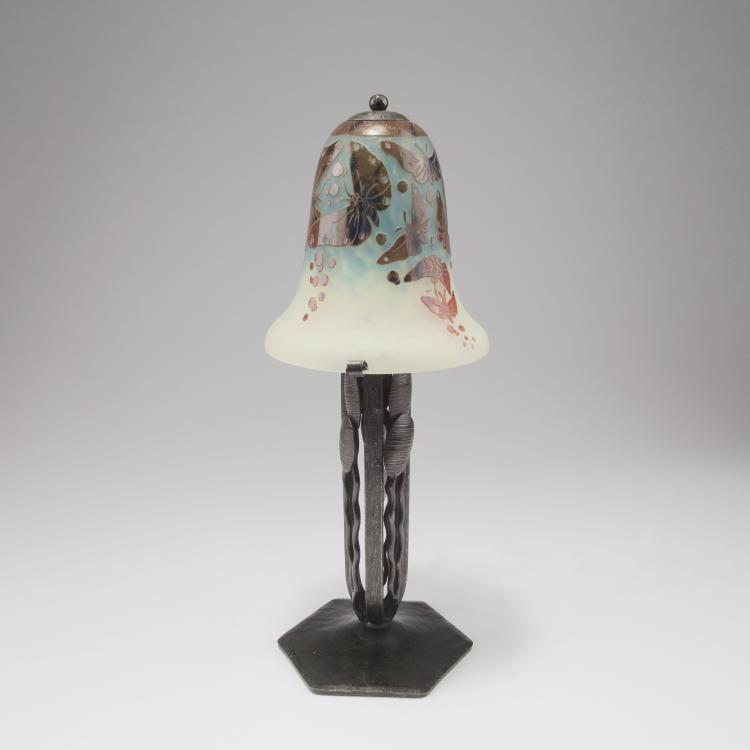 Hauptbild zu Objekt, 'Papillons' table light, 1923-26, Schneider, Epinay-sur-Seine, 123 429