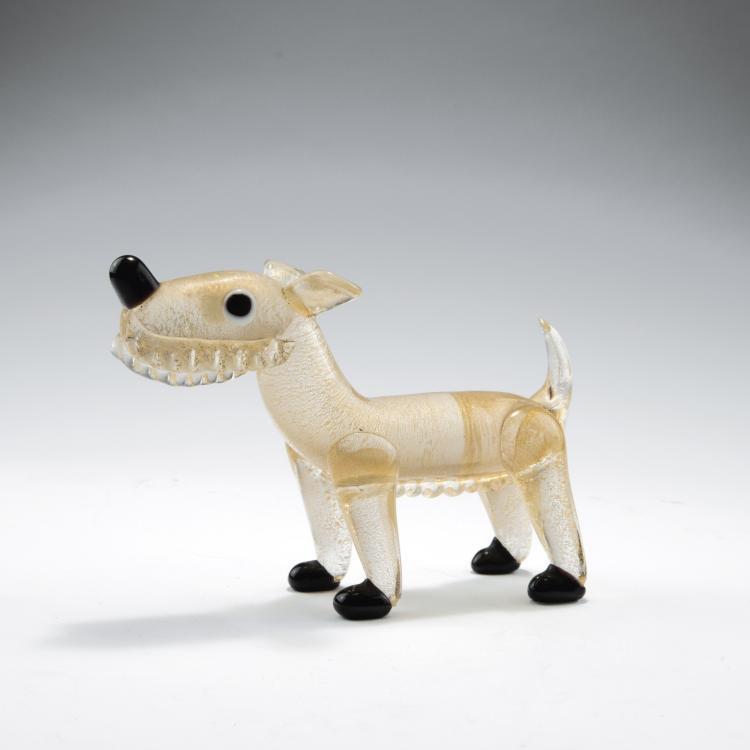 Hauptbild zu Objekt, Dog, c1935, Seguso Vetri d'Arte, Murano (zugeschrieben), 122b 13