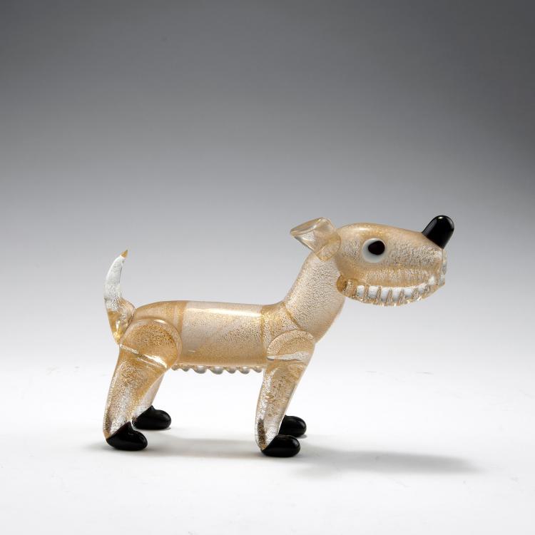 Bild 1 zu Objekt, Dog, c1935, Seguso Vetri d'Arte, Murano (zugeschrieben), 122b 13