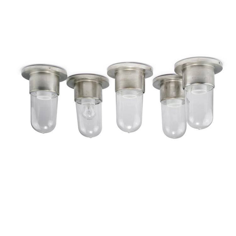 Hauptbild zu Objekt, Five ceiling lights, c1930 , Deutschland, 122C 20