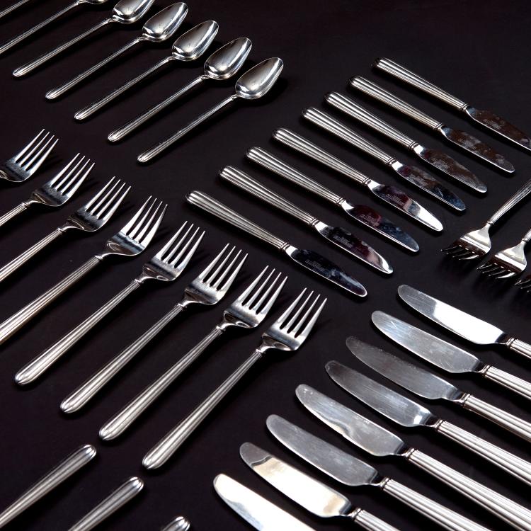 Bild 1 zu Objekt, Flatware, 1945, Sigvard Bernadotte, Jensen, Georg, Kopenhagen (zugeschrieben), 122C 116