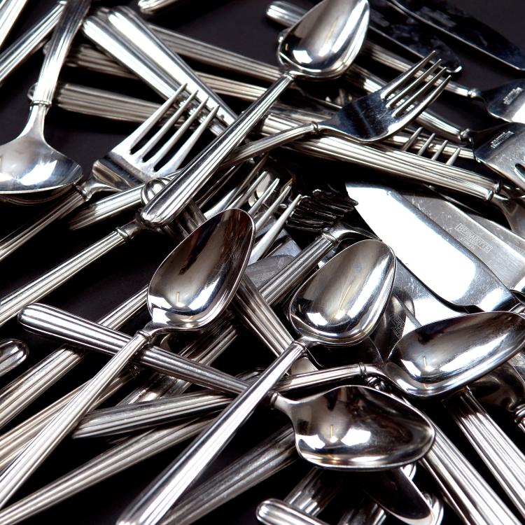 Bild 2 zu Objekt, Flatware, 1945, Sigvard Bernadotte, Jensen, Georg, Kopenhagen (zugeschrieben), 122C 116
