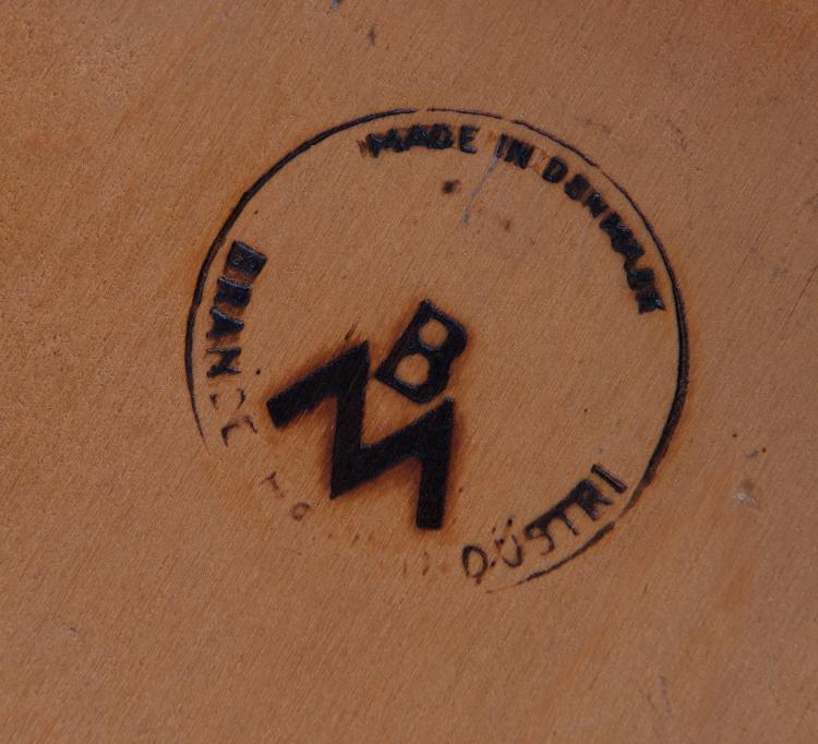 Bild 9 zu Objekt, Barhocker, um 1960, Henry Rosengren Hansen, Brande M&ouml;belindustrie, D&auml;nemark, 122C 157