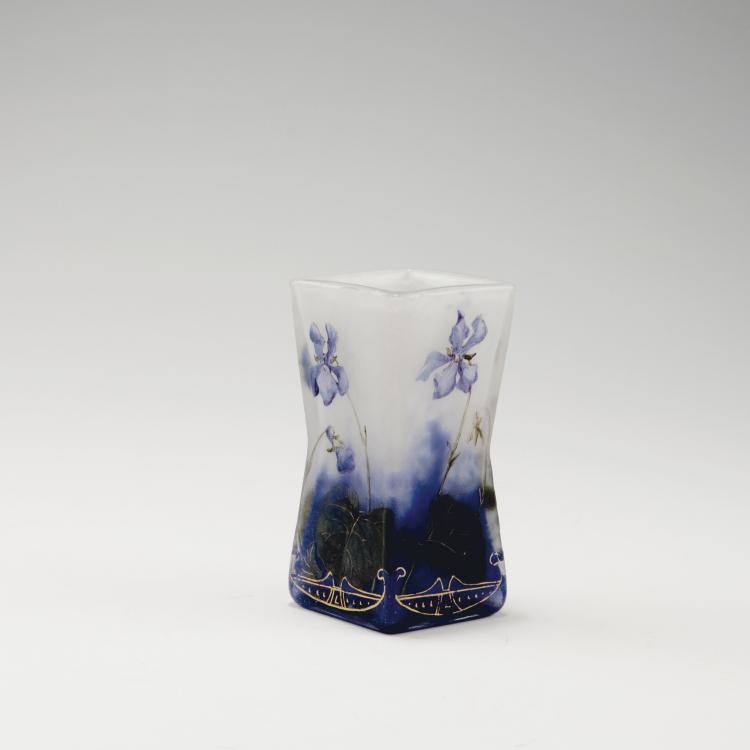 Hauptbild zu Objekt, 'Violettes' vase, c1905, Daum Fr&egrave;res, Nancy, 123 233