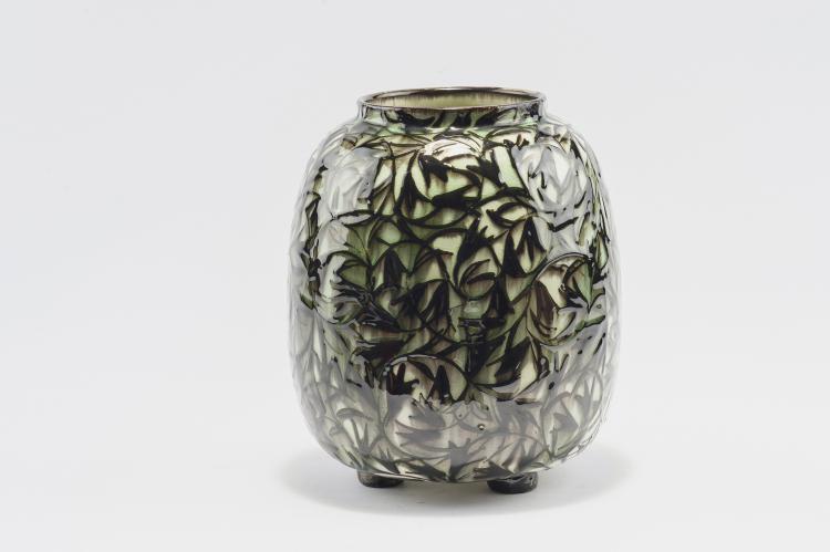 Hauptbild zu Objekt, Vase (Twigs), 1921-23, Max Laeuger, Karlsruhe, Majolikamanufaktur, 123 700