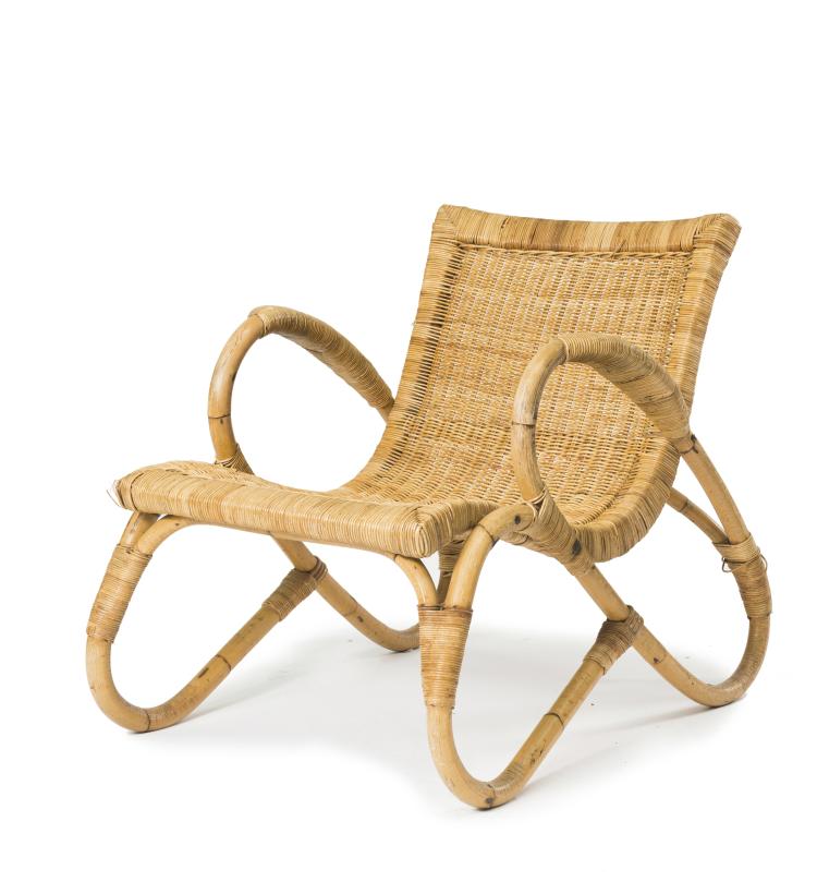 Hauptbild zu Objekt, Korbstuhl, 1930er Jahre, Arco, Deutschland, 122C 21