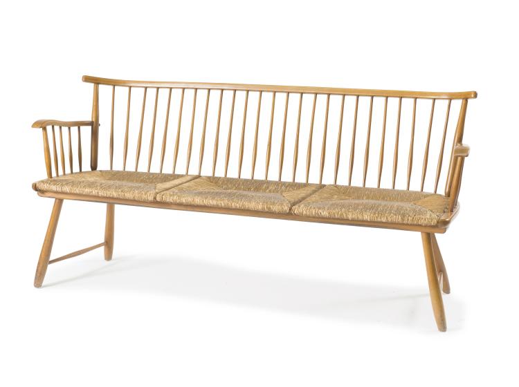 Hauptbild zu Objekt, 'WKS' bench, 1955, Arno Lambrecht, WK-M&ouml;bel, Stuttgart, 122C 85