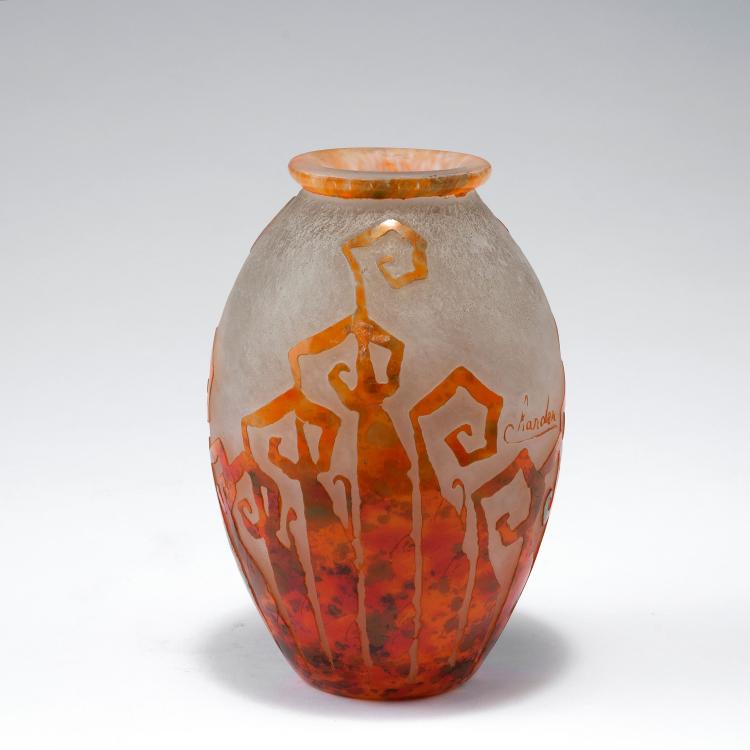 Bild 1 zu Objekt, 'Foug&egrave;res' vase, 1927-28, Schneider, Epinay-sur-Seine, 123 432