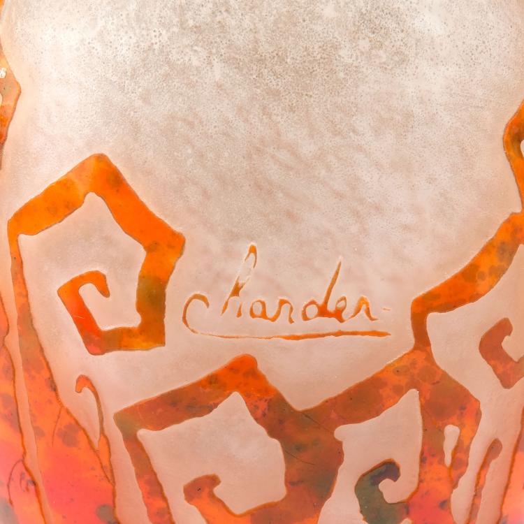 Bild 2 zu Objekt, 'Foug&egrave;res' vase, 1927-28, Schneider, Epinay-sur-Seine, 123 432