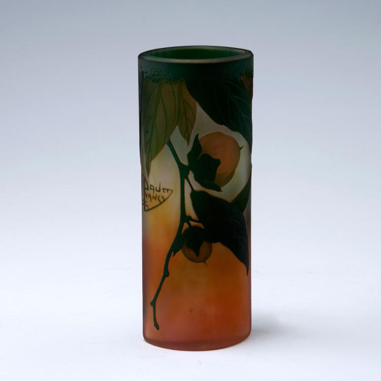Bild 1 zu Objekt, 'Plaqueminier du Japon' or 'Kaki' vase, 1912, Daum Fr&egrave;res, Nancy, 123 253