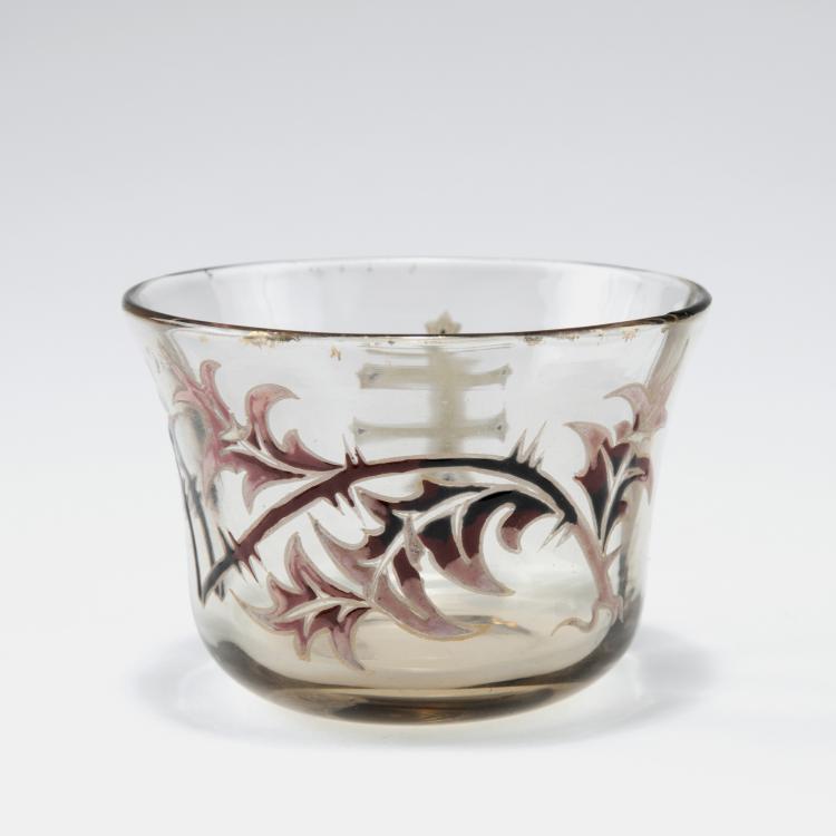 Hauptbild zu Objekt, Small 'Chardons de Lorraine' bowl, c1884, Gall&eacute;, Emile, Nancy, 123 283