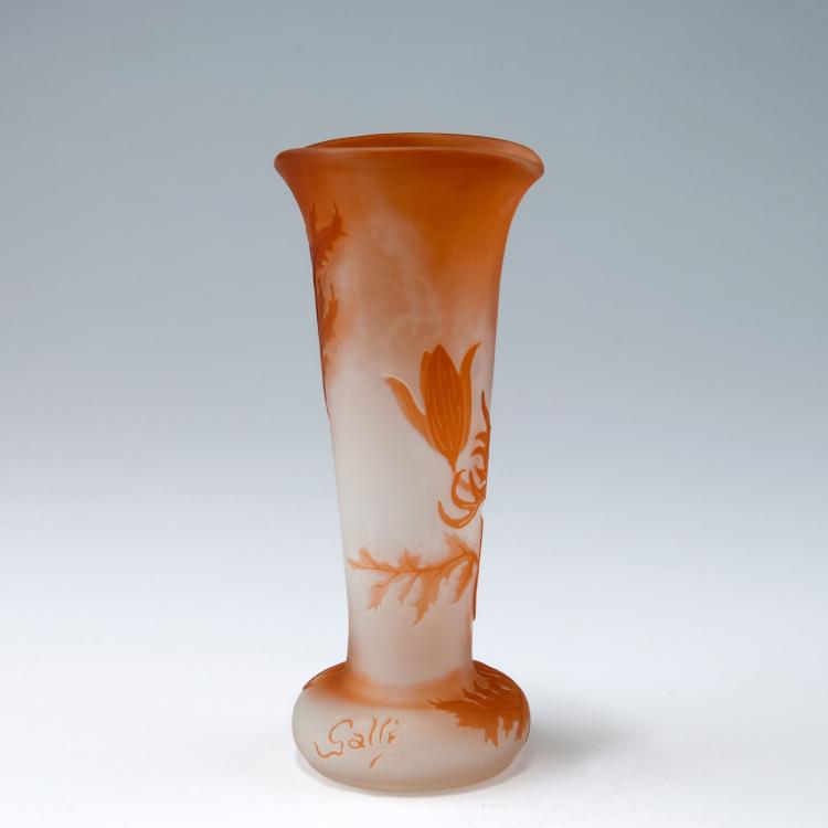 Bild 1 zu Objekt, 'An&eacute;mones pulsatilla' vase, 1902-03 , Gall&eacute;, Emile, Nancy, 123 299