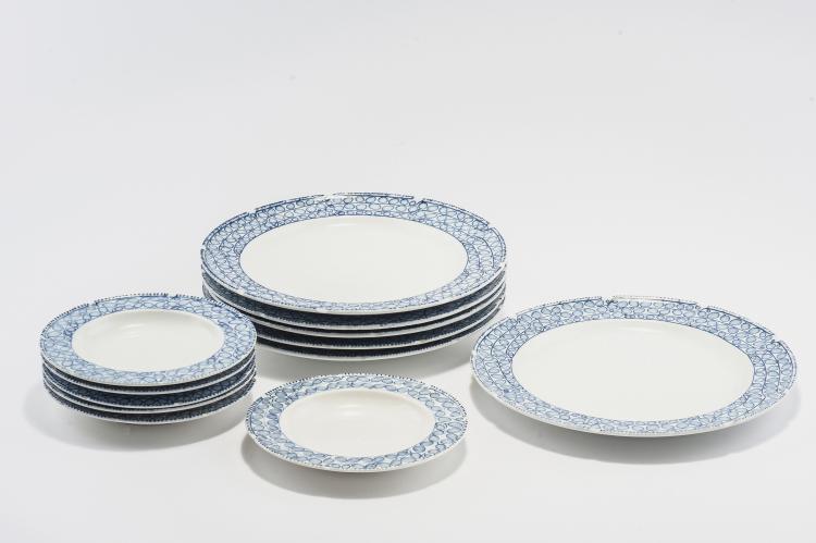 Hauptbild zu Objekt, Twelve plates, 1903-05, Richard Riemerschmid, Meissen, KPM, 123 655