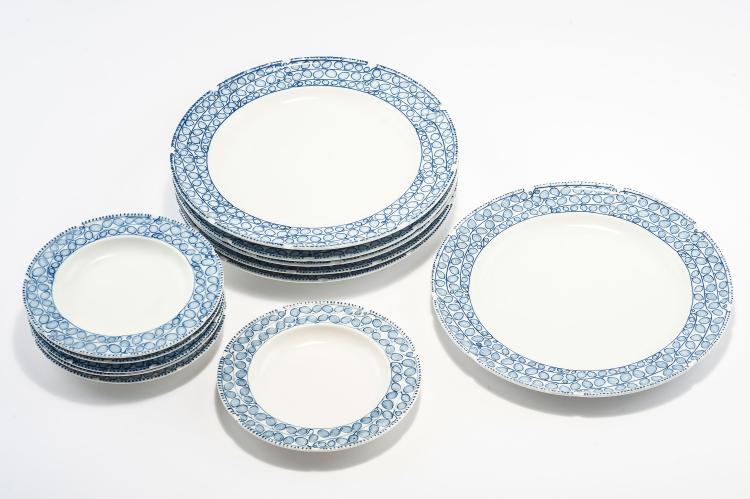 Bild 1 zu Objekt, Twelve plates, 1903-05, Richard Riemerschmid, Meissen, KPM, 123 655