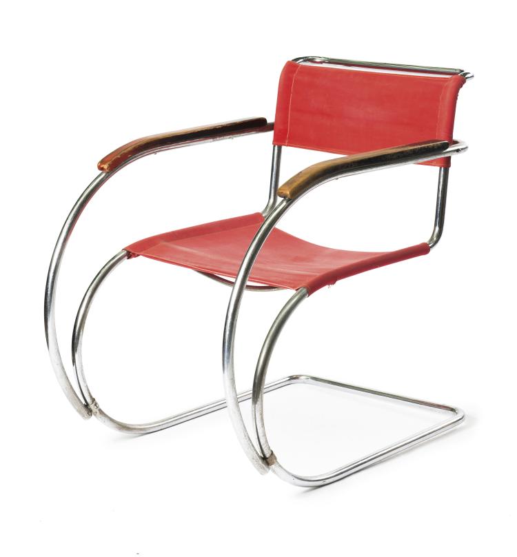 Bild 1 zu Objekt, Sessel 'MR 20', 1927, Ludwig Mies van der Rohe, Thonet, Frankenberg (zugeschrieben), 122C 14